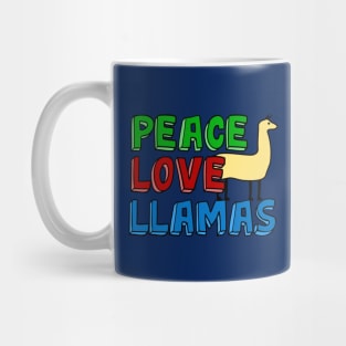 Peace Love Llama Mug